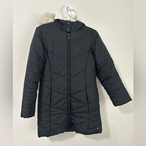 Tommy Hilfiger Kids Puffy Winter Coat - Picture 1 of 13